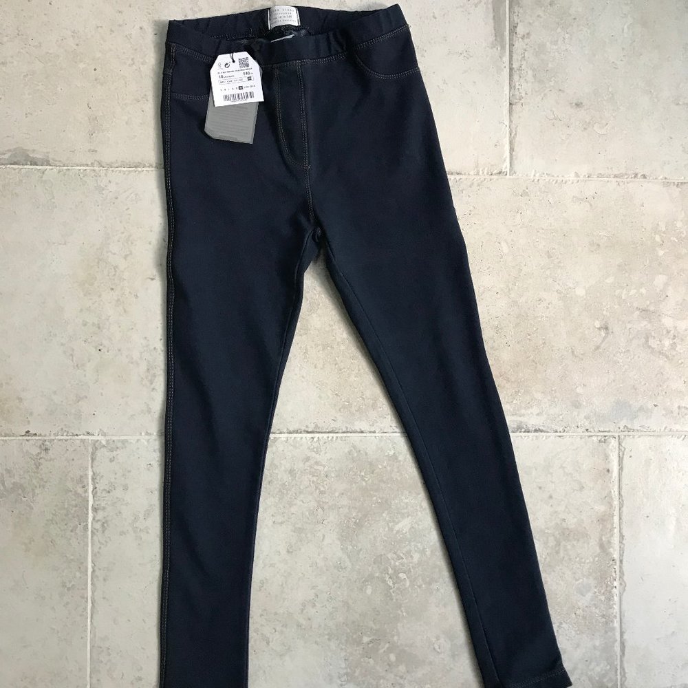 Zara Girls Collection blue jeans jeggings 10 NWT
